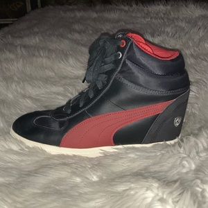 Puma “Ferrari” Wedge Sneaker.
